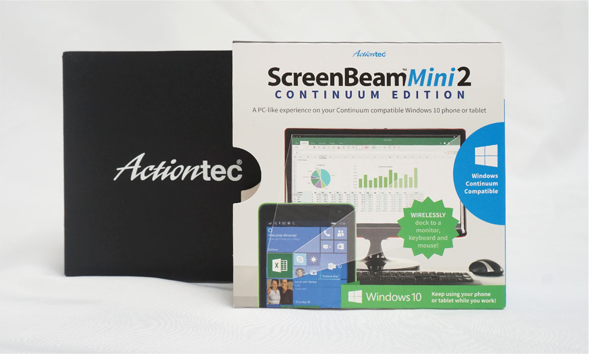 actiontec/ screenbeam packaging design