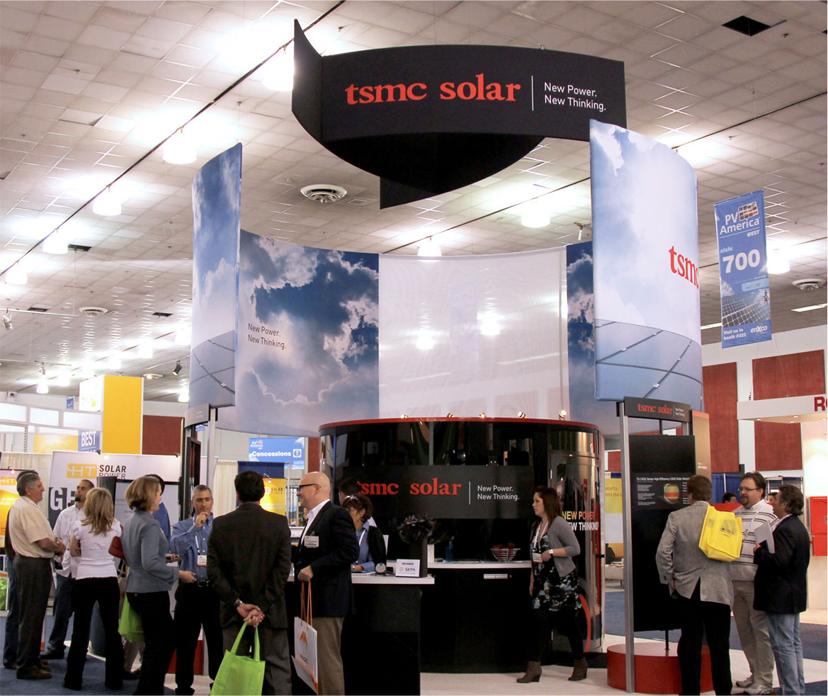 TSMC solar booth at convention