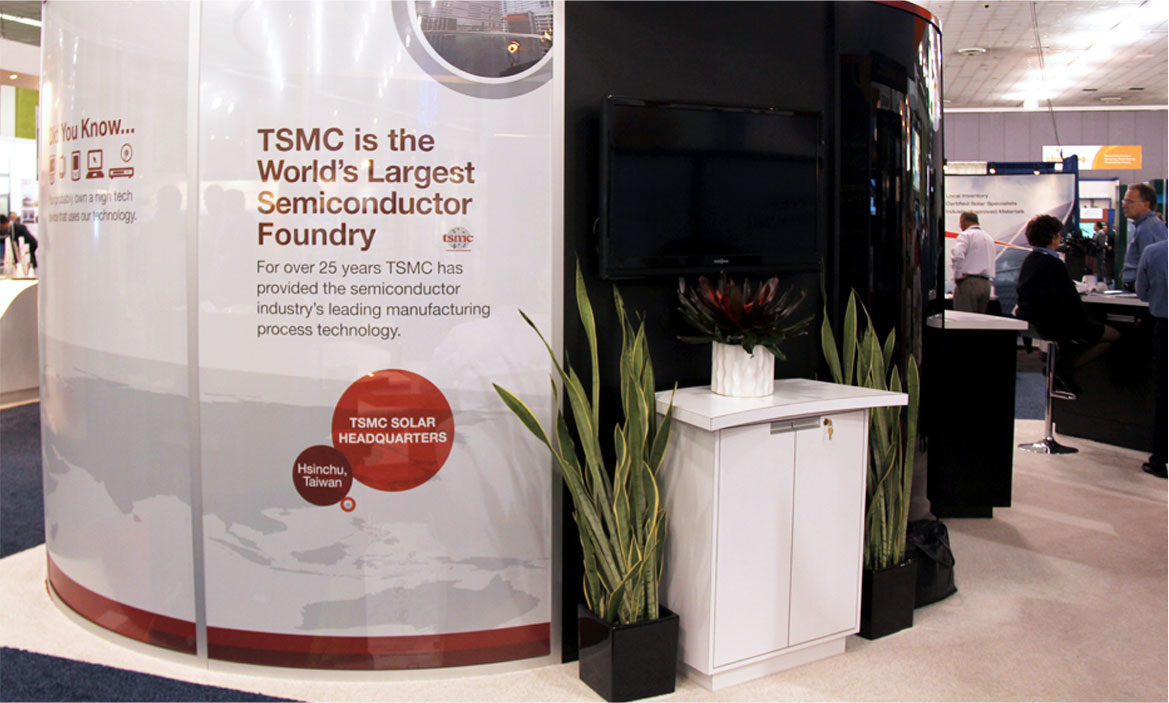 TSMC booth at convention