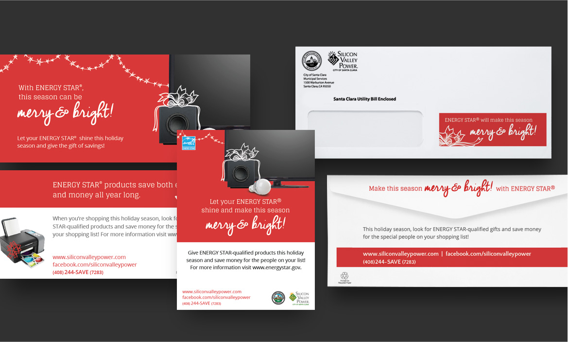 red svp mail and email design